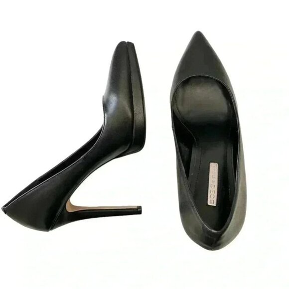 BCGBeneration Pumps Pointy Toe Platform High Heel Stilettos Black Court Shoes 7 - Picture 7 of 16